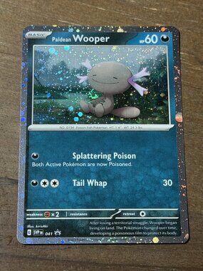 Pokemon Paldean Wooper SVP 041 English EX/NM